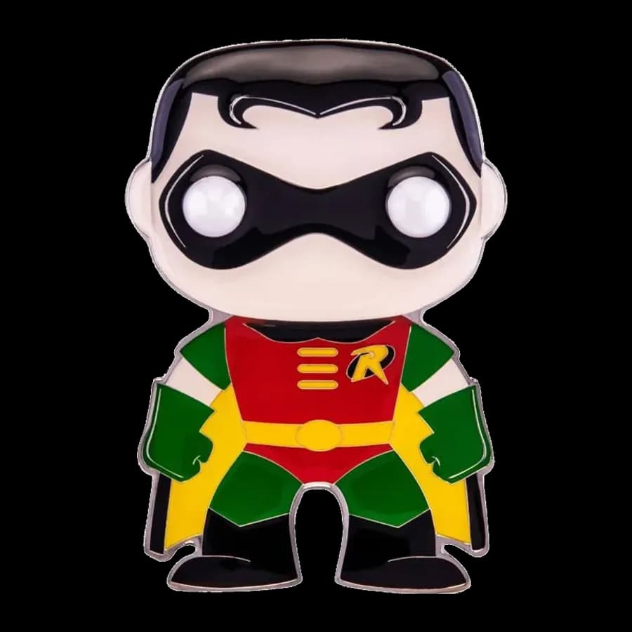 FUNKO POP! DC SUPER HEROES - ROBIN #02 LARGE ENAMEL PIN