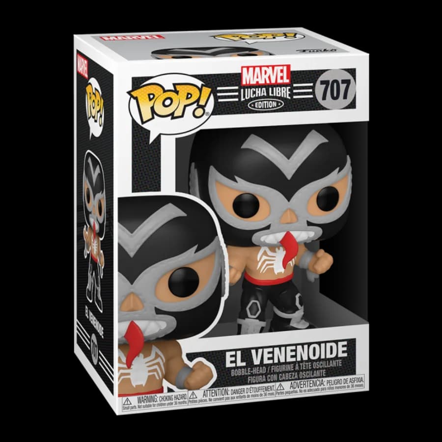 FUNKO POP! MARVEL : LUCHA LIBRE EDITION - EL VENENOIDE #707 BOBBLE-HEAD VINYL FIGURE