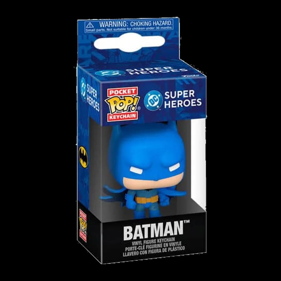 FUNKO POCKET POP! DC: SUPER HEROES - BATMAN VINYL FIGURE KEYCHAIN