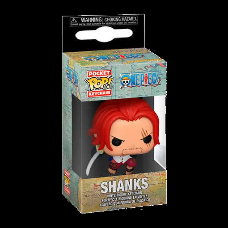 FUNKO POCKET POP! ONE PIECE - SHANKS VINYL FIGURE KEYCHAIN