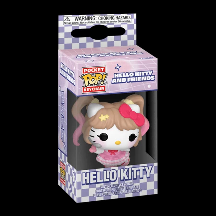 FUNKO POCKET POP! HELLO KITTY AND FRIENDS - HELLO KITTY VINYL FIGURE KEYCHAIN