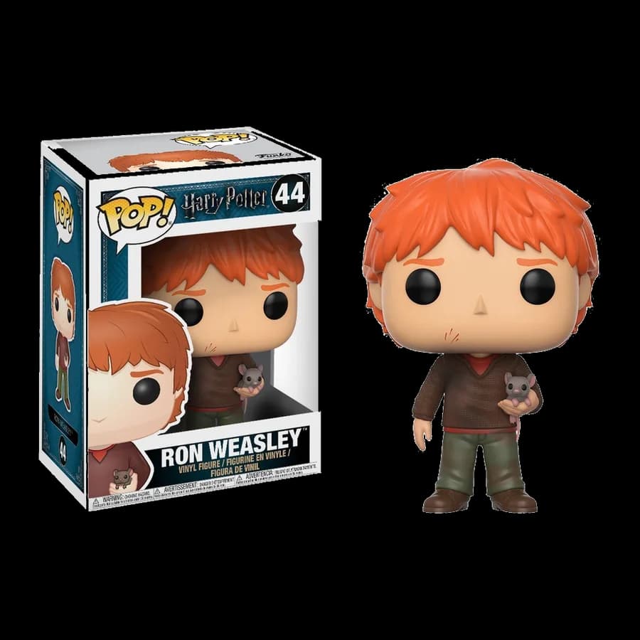 FUNKO POP! HARRY POTTER - RON WEASLEY WITH SCABBERS #44 VINYL FIGURE