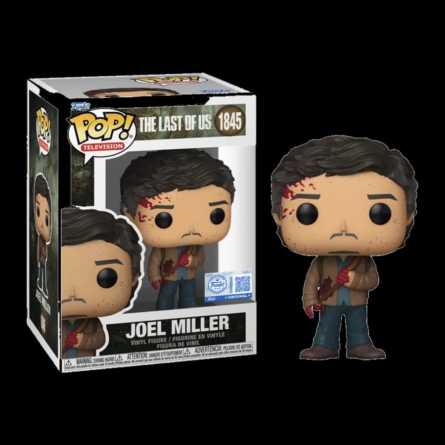 FUNKO POP! TELEVISION: THE LAST OF US - JOEL MILLER (BLOODY) (SPECIAL EDITION) #1845 VINYL FIGURE