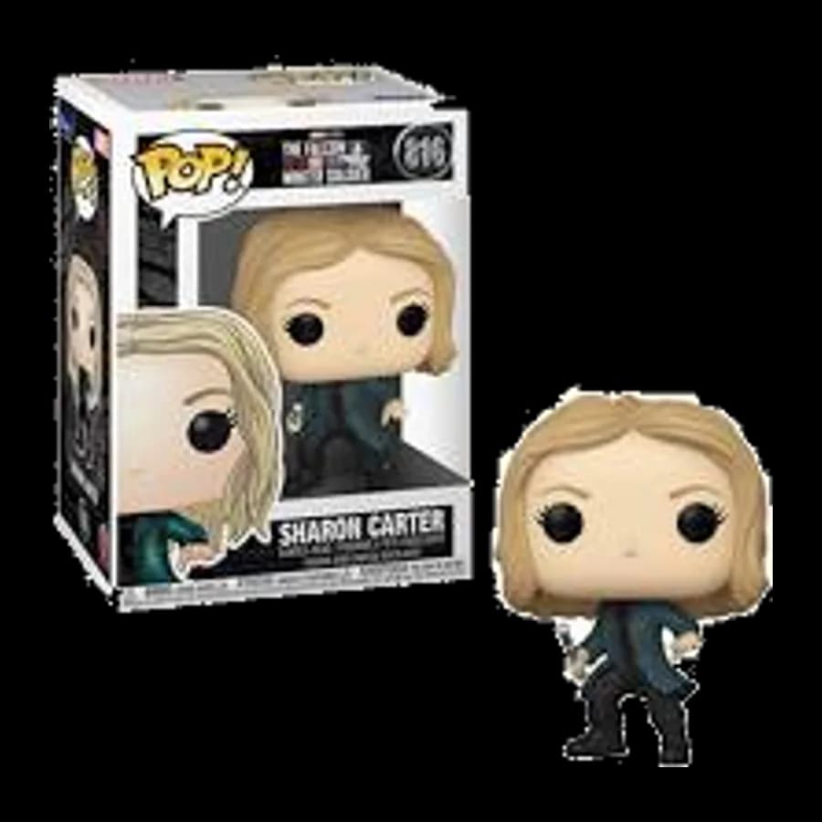 FUNKO POP! MARVEL STUDIOS: THE FALCON AND THE WINTER SOLDIER - SHARON CARTER #816 BOBBLE-HEAD VINYL FIGURE