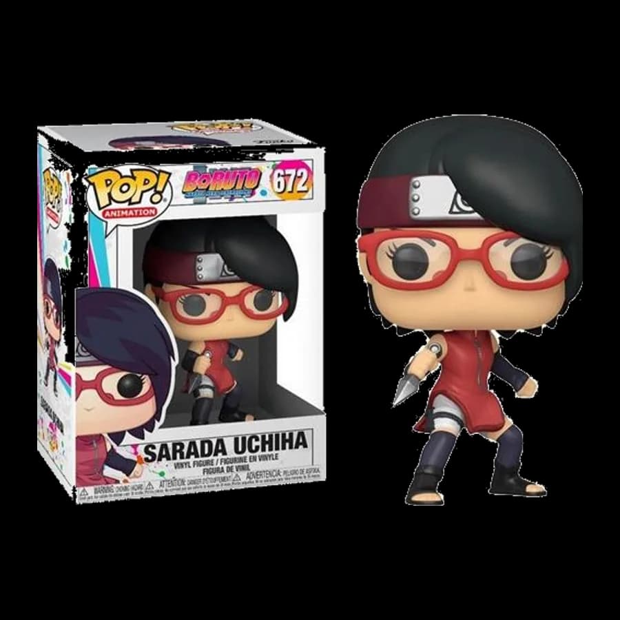 FUNKO POP! ANIMATION: BORUTO NARUTO NEXT GENERATIONS - SARADA UCHIHA #672 VINYL FIGURE