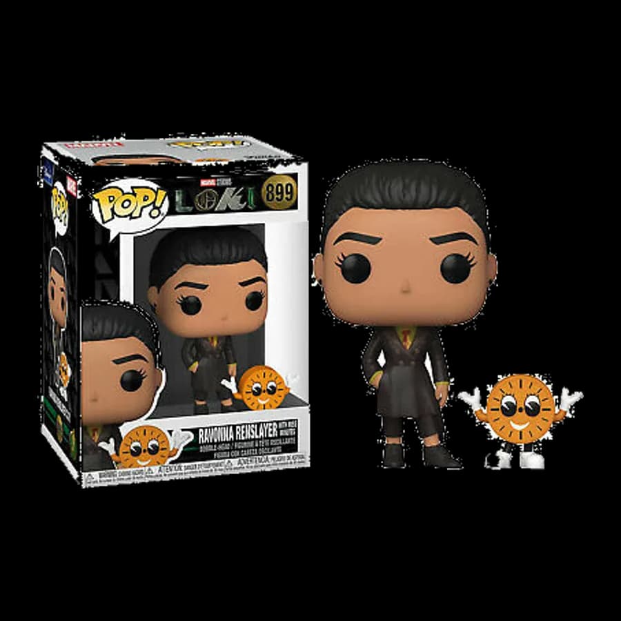FUNKO POP! MARVEL: LOKI - RAVONNA RENSLAYER WITH MISS MUNUTES #899 BOBBLE-HEAD VINYL FIGURE