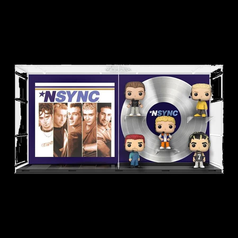 FUNKO POP! ALBUMS DELUXE: NSYNC - JC CHASEZ, LANCE BASS, JUSTIN TIMBERLAKE, JOEY FATONE, CHRIS KIRKPATRICK (SPECIAL EDITION) #19 VINYL FIGURES