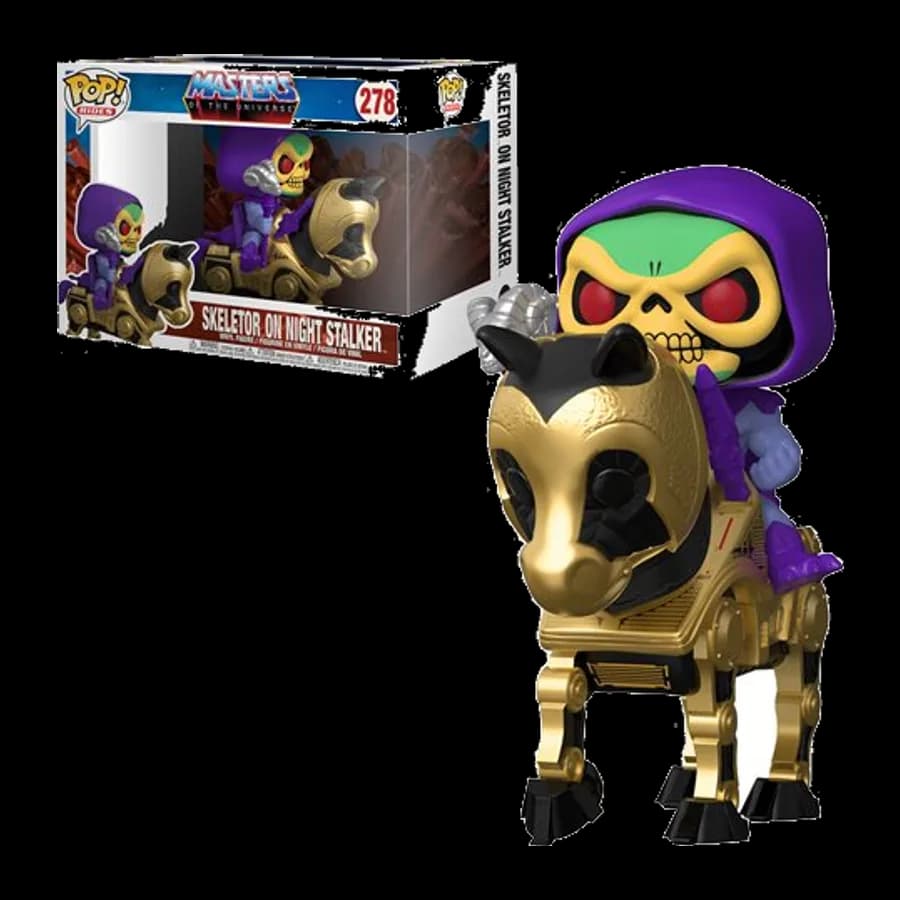 FUNKO POP! RIDES MASTER OF THE UNIVERSE - SKELETOR ON NIGHT STALKER #278 VINYL FIGURE