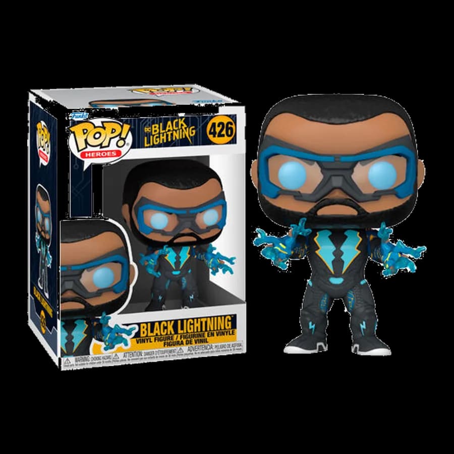 FUNKO POP! HEROES: BLACK LIGHTNING - BLACK LIGHTNING #426 VINYL FIGURE