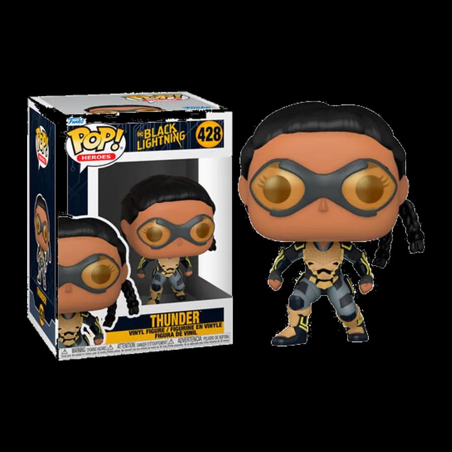 FUNKO POP! HEROES: BLACK LIGHTNING - THUNDER #428 VINYL FIGURE