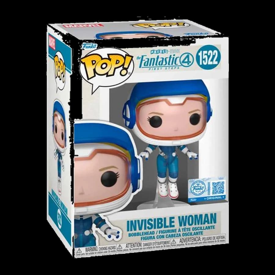 FUNKO POP! MARVEL: THE FANTASTIC 4 FIRST STEPS - INVISIBLE WOMAN (ASTRONAUT) (SPECIAL EDITION) #1522 VINYL FIGURE
