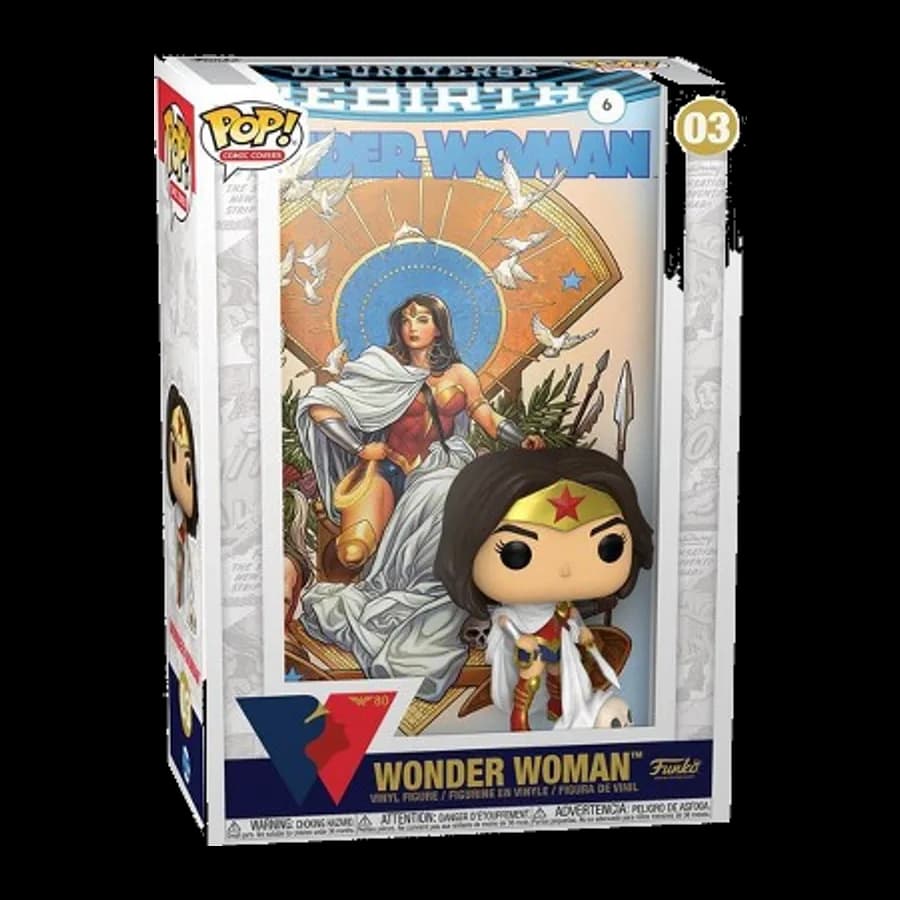 FUNKO POP! COMIC COVERS: DC UNIVERSE REBIRTH - WONDER WOMAN #03 VINYL FIGURE