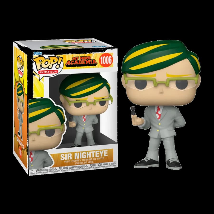FUNKO POP! ANIMATION: MY HERO ACADEMIA - SIR NIGHTEYE #1006 VINYL FIGURE