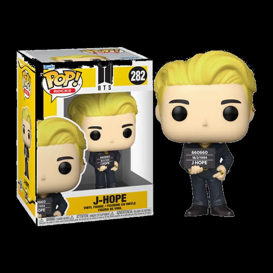 FUNKO POP! ROCKS: BTS - J-HOPE #282 VINYL FIGURE