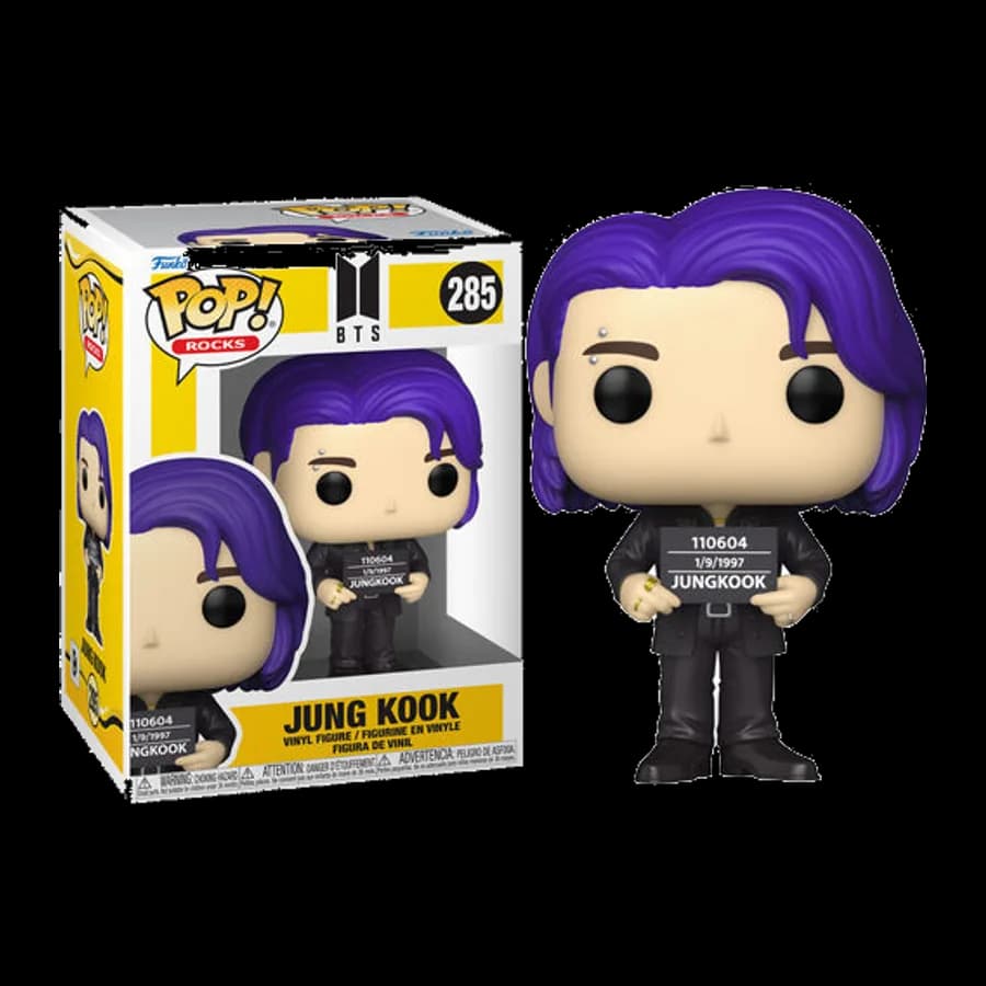 FUNKO POP! ROCKS: BTS - JUNG KOOK #285 VINYL FIGURE