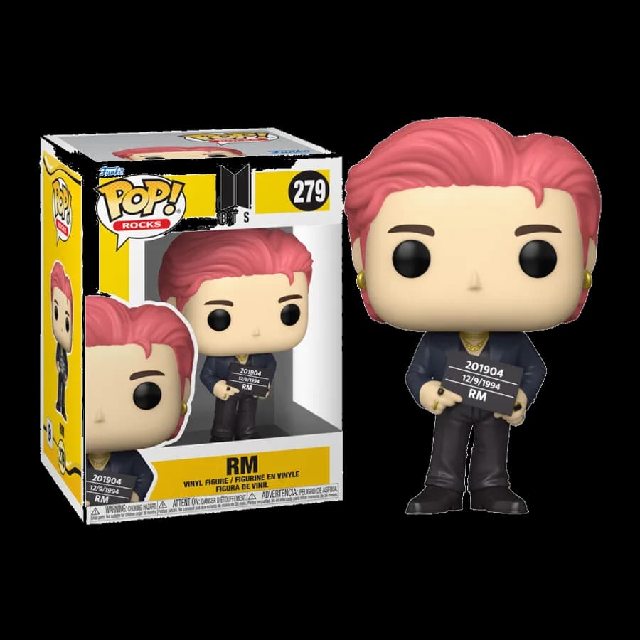 FUNKO POP! ROCKS: BTS - RM #279 VINYL FIGURE