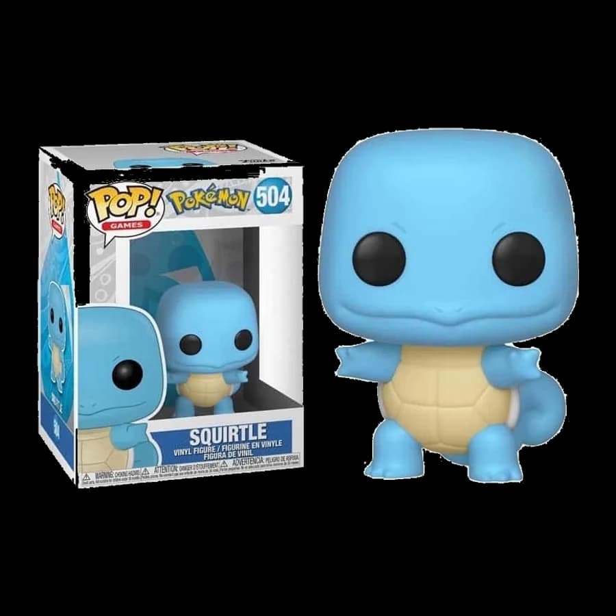 FUNKO POP! GAMES: POKEMON - SQUIRTLE CARAPUCE - SCHIGGY #504 VINYL FIGURE