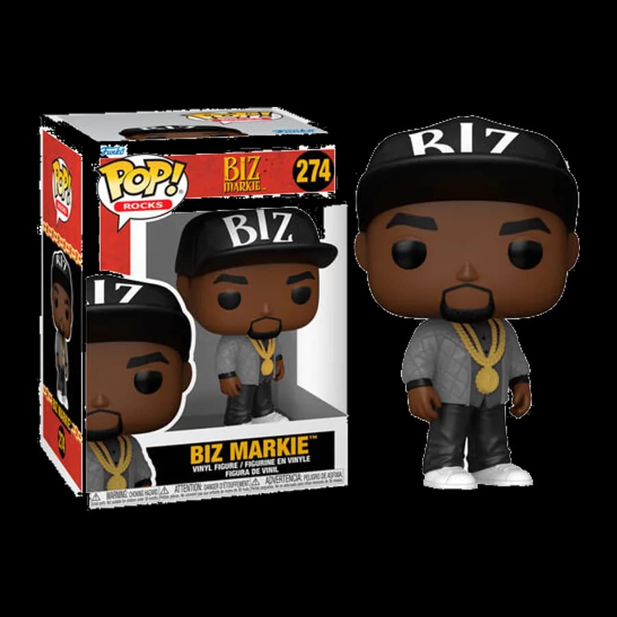 FUNKO POP! ROCKS: BIZ MARKIE - BIZ MARKIE #274 VINYL FIGURE