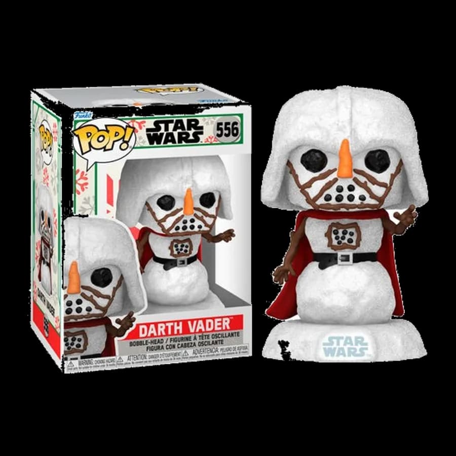 FUNKO POP! DISNEY STAR WARS: HOLIDAY - DARTH VADER #556 BOBBLE-HEAD VINYL FIGURE