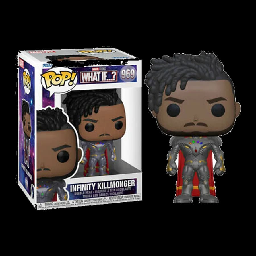 FUNKO POP! MARVEL: WHAT IF...? INFINITY KILLMONGER #969 BOBBLE-HEAD VINYL FIGURE