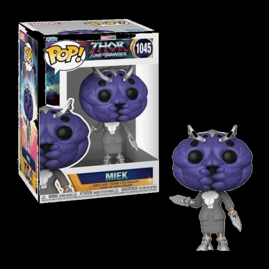 FUNKO POP! MARVEL: THOR LOVE AND THUNDER - MIEK #1045 BOBBLE-HEAD VINYL FIGURE