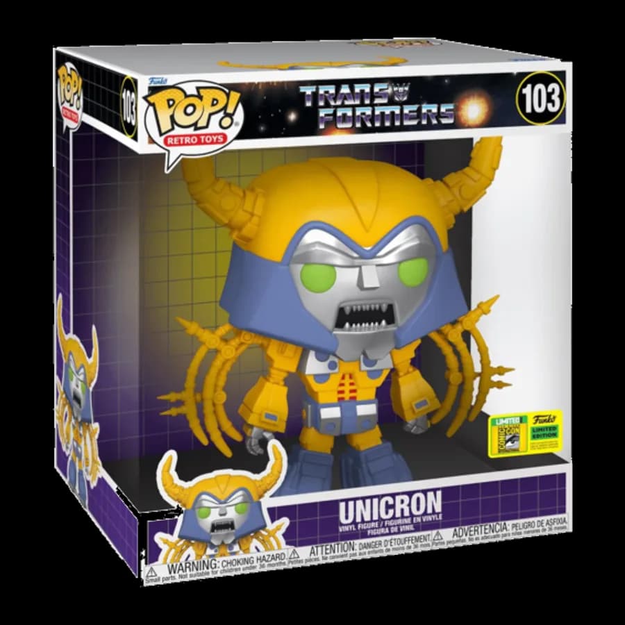 FUNKO POP! JUMBO:TRANSFORMERS CLASSIC - UNICRON (CONVENTION SPECIAL EDITION) # VINYL FIGURE (10'')
