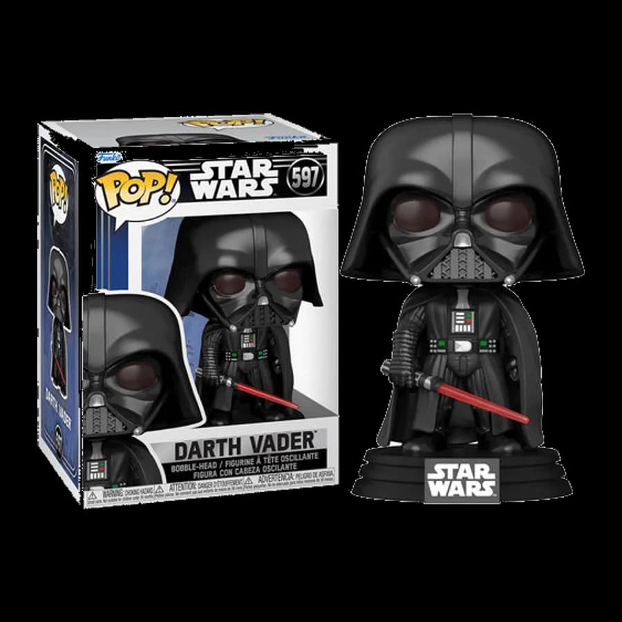FUNKO POP! DISNEY STAR WARS - DARTH VADER #597 BOBBLE-HEAD VINYL FIGURE