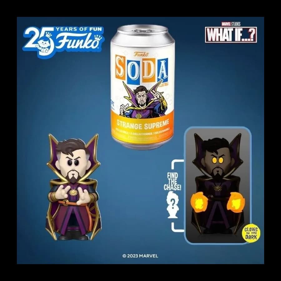 FUNKO VINYL SODA MARVEL: WHAT IF...? - STRANGE SUPREME* COLLECTIBLE FIGURE