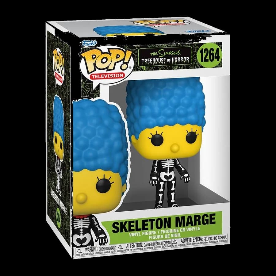 FUNKO POP! TELEVISION: THE SIMPSONS TREEHOUSE OF HORROR - SKELETON MARGE #1264 VINYL FIGURE
