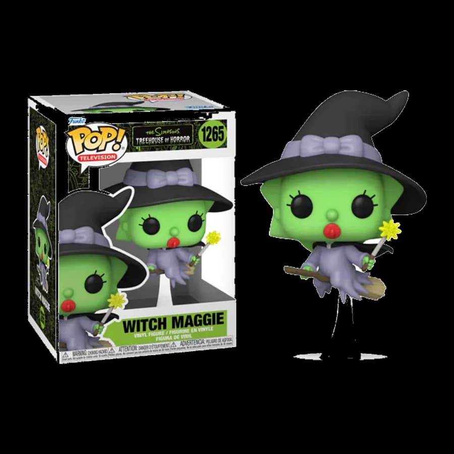 FUNKO POP! TELEVISION: THE SIMPSONS TREEHOUSE OF HORROR - WITCH MAGGIE #1265 VINYL FIGURE