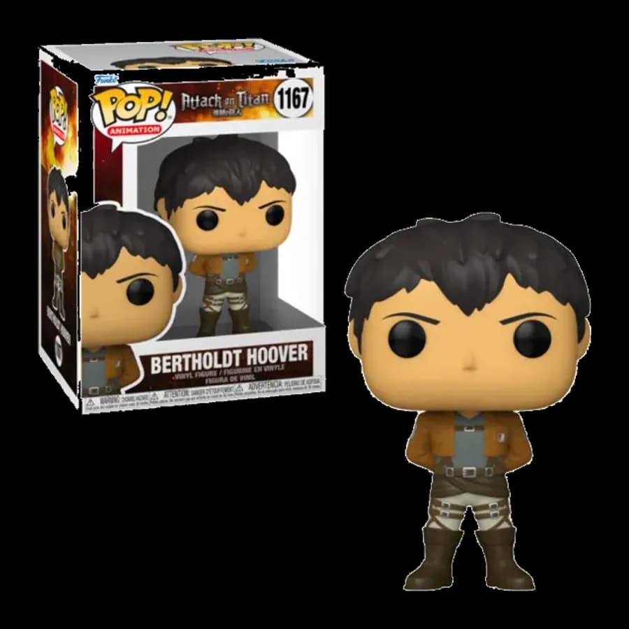 FUNKO POP! ANIMATION: ATTACK ON TITAN - BERTHOLDT HOOVER #1167 VINYL FIGURE