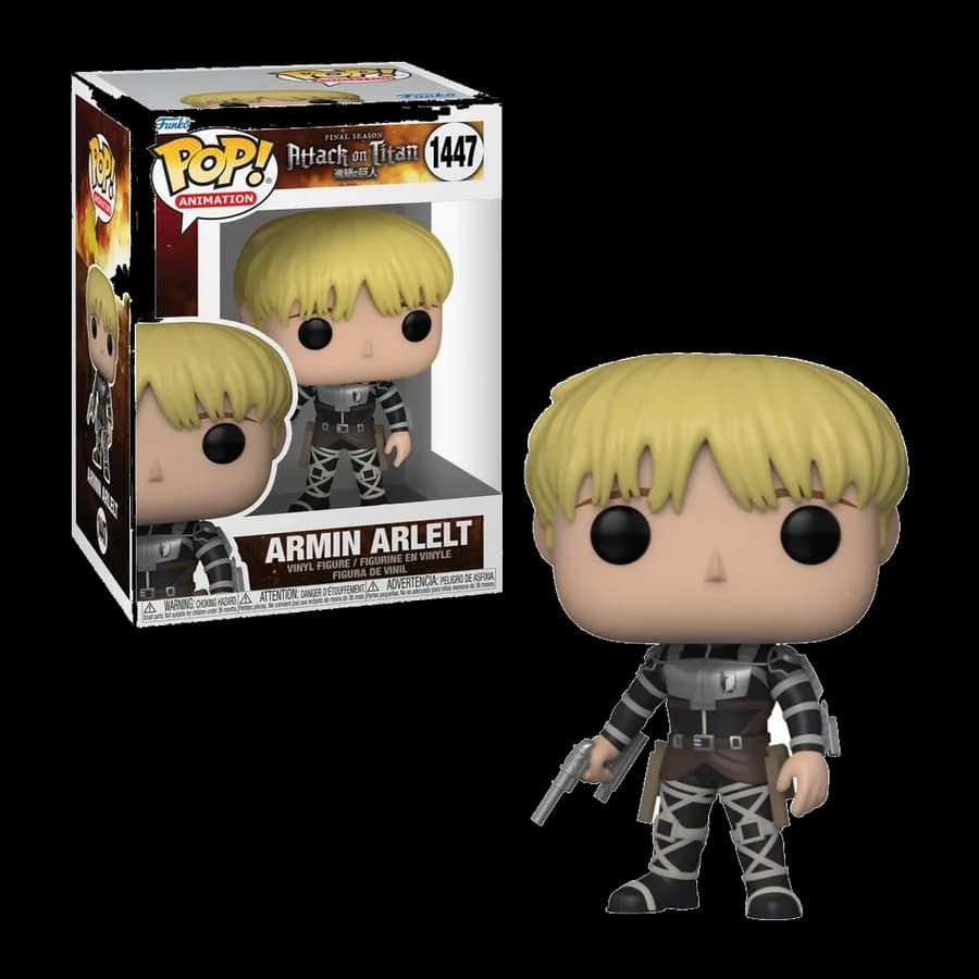 FUNKO POP! ANIMATION: ATTACK ON TITAN - ARMIN ARLELT #1447 VINYL FIGURE