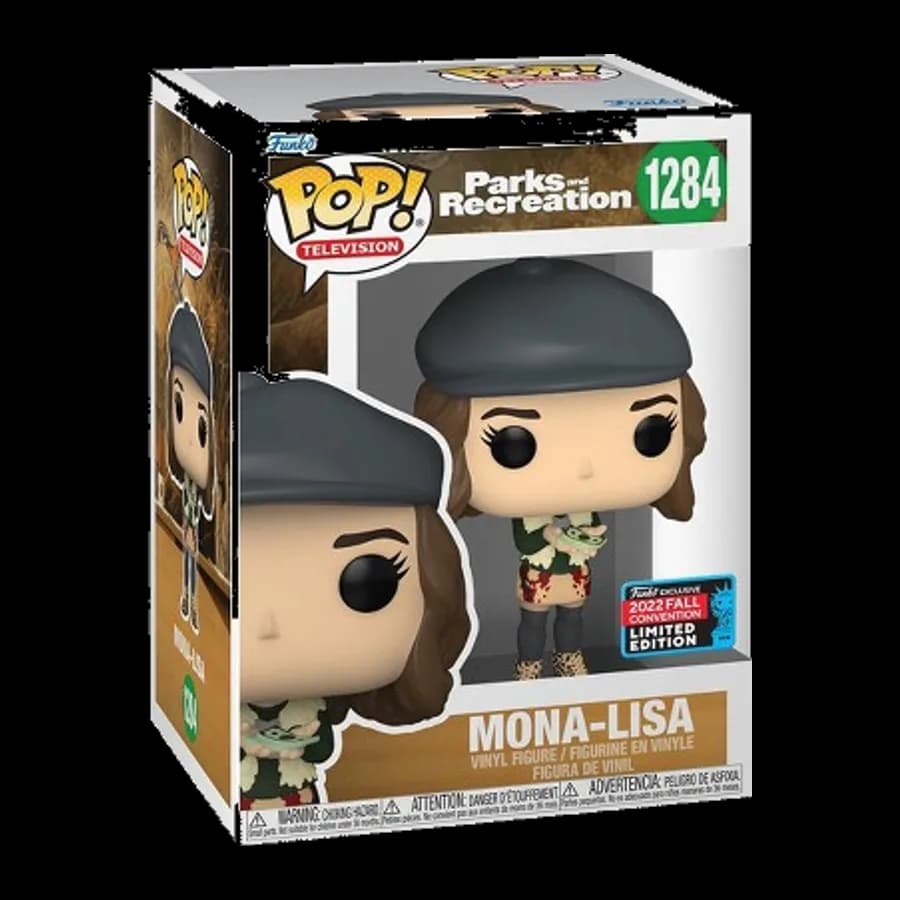 FUNKO POP! TELEVISION: PARKS AND RECREATION - MONA-LISA (SAPERSTEIN) (2022 Fall Convention Limited Edition) #1284 VINYL FIGURE