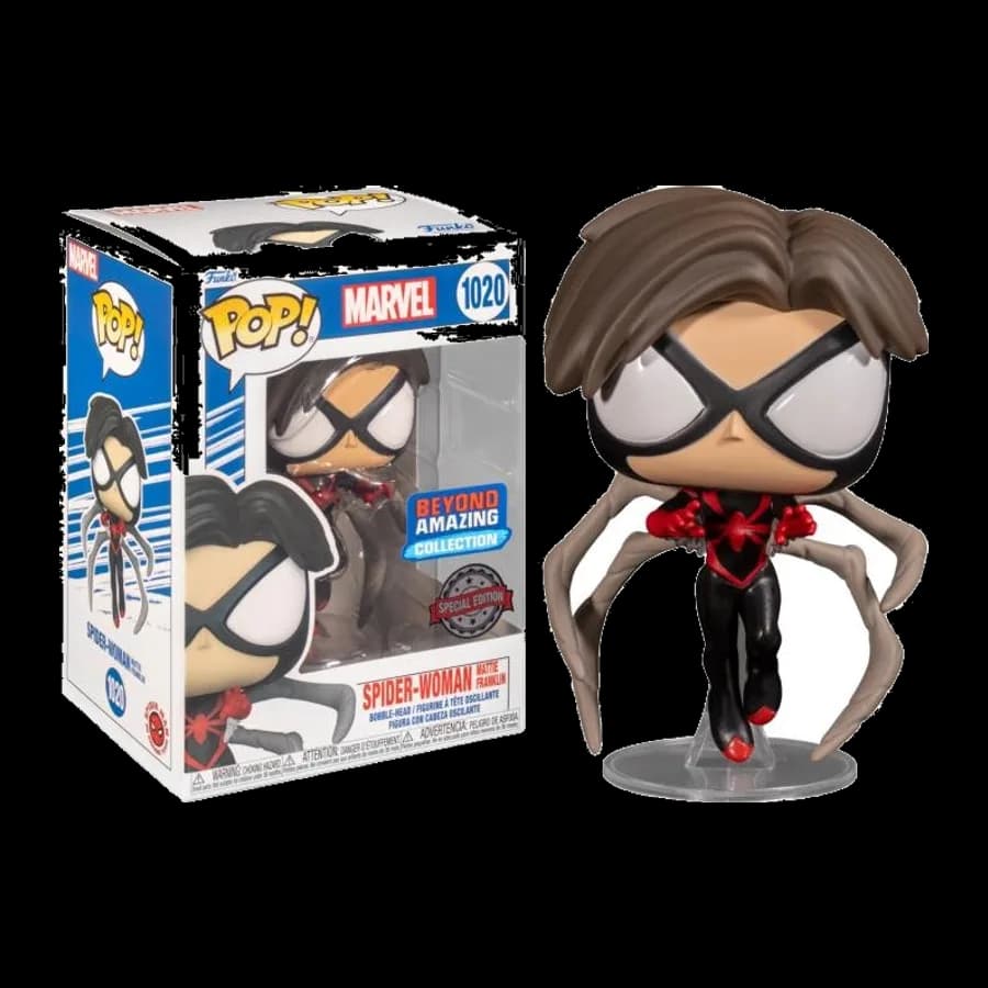FUNKO POP! MARVEL: SPIDER-WOMAN MATTLE FRANKLIN (Special Edition) #1020 BOBBLE-HEAD VINYL FIGURE