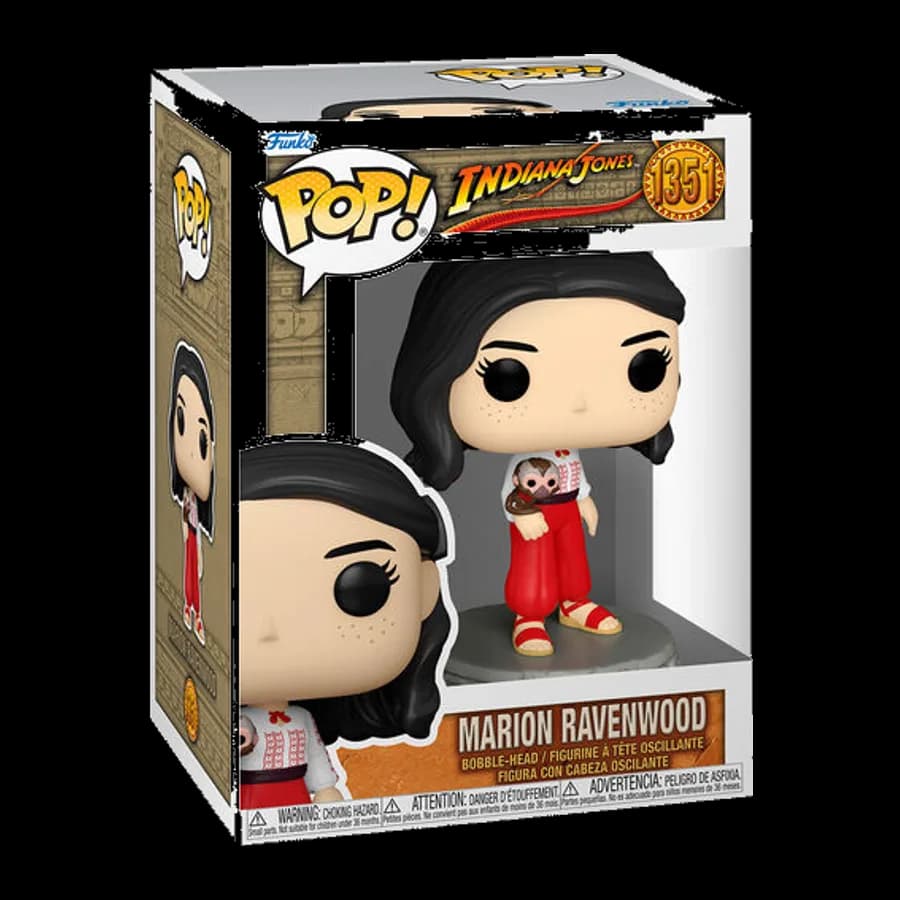 FUNKO POP! INDIANA JONES - MARION RAVENWOOD #1351 BOBBLE-HEAD VINYL FIGURE