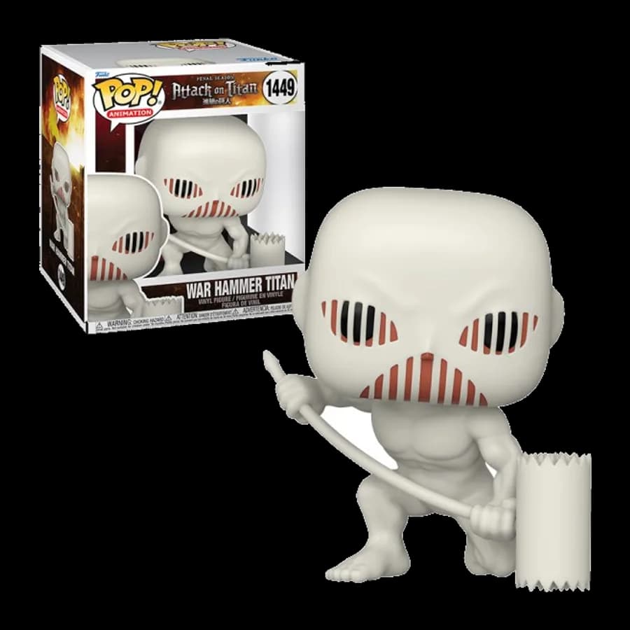FUNKO POP! SUPER: ATTACK ON TITAN - WAR HAMMER TITAN #1449 VINYL FIGURE (6'')