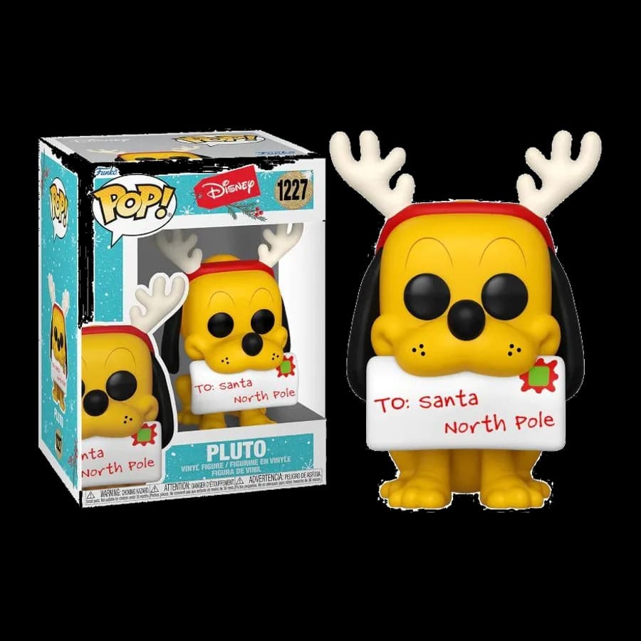 FUNKO POP! DISNEY - PLUTO (Christmas) #1227 VINYL FIGURE
